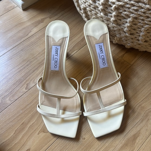 Jimmy Choo Ria Square-toe Patent Leather Mule - Picture 3 of 8